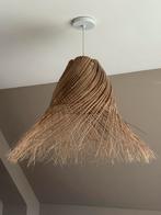 Rotan gevlochten Boho Ibiza Bali style hanglamp, Ophalen of Verzenden, Zo goed als nieuw