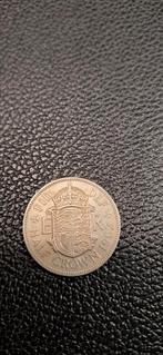 1#    Verenigd Koninkrijk ½ crown 1962, Ophalen of Verzenden, Overige landen