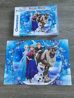 Puzzel van Frozen - 104 stukjes - Clementoni, Ophalen of Verzenden, Meer dan 50 stukjes, Zo goed als nieuw, 6 jaar of ouder