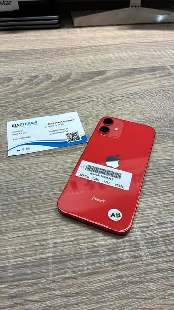  iPhone 12 mini Rood 128GB – €279,-  1 jaar garantie beschikbaar voor biedingen