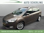 Ford Grand C-Max 1.0 125pk Titanium Navi, Clima, Trekhaak, Auto's, 745 kg, Gebruikt, Origineel Nederlands, Bedrijf