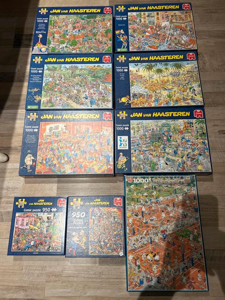 Jan van Haasteren Puzzel Collectie, Hobby en Vrije tijd, Denksport en Puzzels, Gebruikt, Legpuzzel, 500 t/m 1500 stukjes, Ophalen of Verzenden