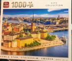 Puzzel 1000 st; Gamla Stan, Stockholm, Zweden. King puzzel, Ophalen of Verzenden, 500 t/m 1500 stukjes, Zo goed als nieuw, Legpuzzel