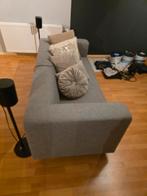 Grijze stoffen bank, Ophalen, Gebruikt, 150 tot 200 cm, Tweepersoons