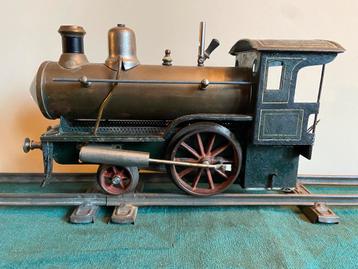 Spiritus stoomlocomotief spoor1. merk Schoenner, circa 1900. beschikbaar voor biedingen