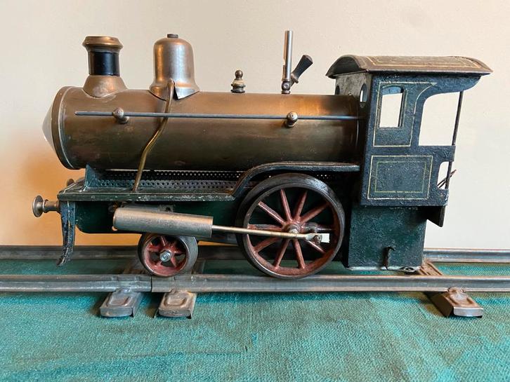 Spiritus stoomlocomotief spoor1. merk Schoenner, circa 1900., Antiek en Kunst, Antiek | Speelgoed, Ophalen of Verzenden