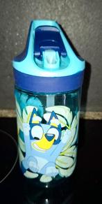 Bluey drinkbeker blauw met rietje, Ophalen of Verzenden, Zo goed als nieuw, Overige typen