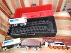 Treinset met koffer - Locomotief, wagons & rails, Overige merken, Gelijkstroom, Ophalen of Verzenden, Analoog