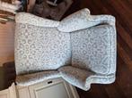Oorfauteuil met grijze print, Huis en Inrichting, Fauteuils, Ophalen, Gebruikt, 75 tot 100 cm