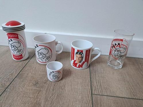 Ajax mokken, drinkbeker en glazen te koop!, Verzamelen, Overige Verzamelen, Zo goed als nieuw, Ophalen of Verzenden