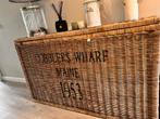 Riviera maison trunk, Ophalen, Mand, Zo goed als nieuw, Riet