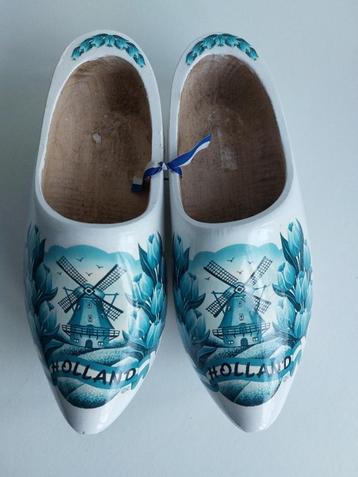Nijhuis Houten Klomp Molen/Tulp - Delftsblauw zgan beschikbaar voor biedingen