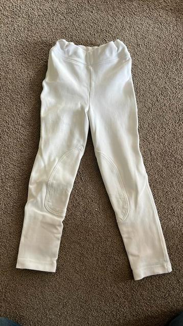 Mooie witte rijbroek /legging maat 140 beschikbaar voor biedingen
