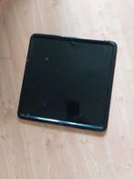 Antieke of oude emaille onderplaat voor een oude kachel., Antiek en Kunst, Ophalen of Verzenden