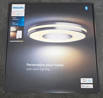Philips Hue Being ceiling light + switch *Zilver* (nieuw) beschikbaar voor biedingen