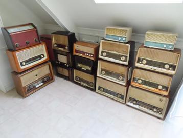 Meer dan 50 buizenradio's, los of als partij te koop beschikbaar voor biedingen