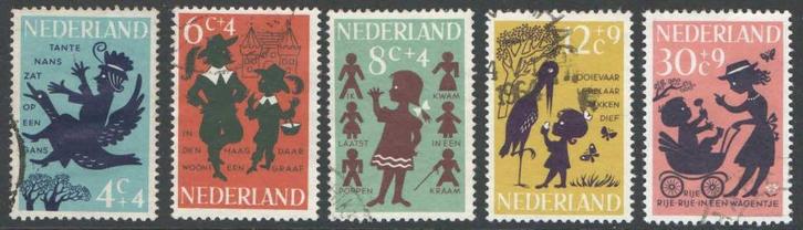 Nederland NVPH nr 802/6 gestempeld Kinderpostzegels 1963, Postzegels en Munten, Postzegels | Nederland, Gestempeld, Na 1940, Verzenden