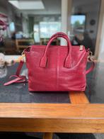 Rode Aigner handtas met krokodillenprint en schouderband, Ophalen of Verzenden, Zo goed als nieuw, Rood, Handtas