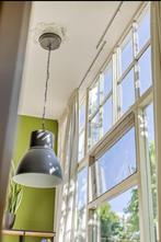 Mooie grijze hanglamp, Huis en Inrichting, Lampen | Hanglampen, Ophalen, Zo goed als nieuw, Minder dan 50 cm