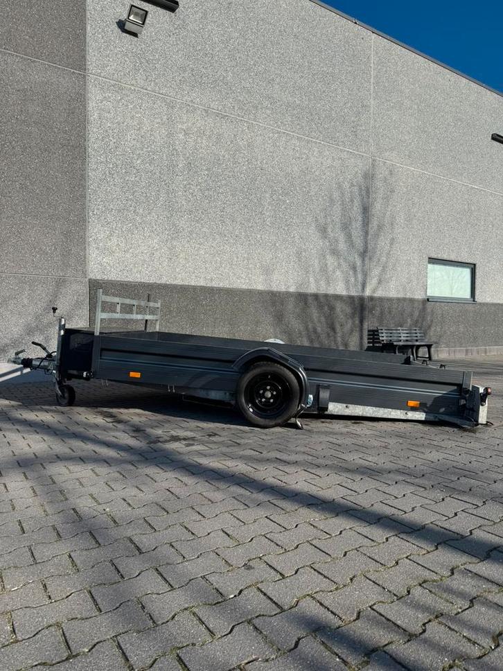 Humbaur HKT 153117 S Zwart, Auto diversen, Aanhangers en Bagagewagens, Zo goed als nieuw, Ophalen