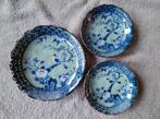 Prachtige vintage Japanse schalen met blauwe patronen, Antiek en Kunst, Ophalen of Verzenden