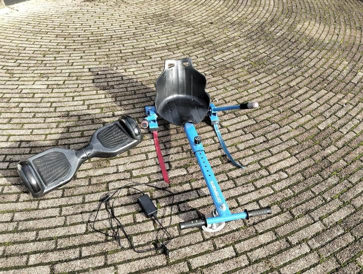 hoverboard/hovercar met zitje en oplader, Kinderen en Baby's, Speelgoed | Buiten | Accuvoertuigen, Gebruikt, Ophalen of Verzenden