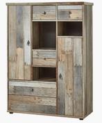 Mooie kast met sloophout look - veel opbergruimte!, Ophalen