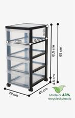 2x Ladekast op wielen - 4 laden, Huis en Inrichting, Kasten | Ladekasten, Ophalen, Nieuw, 3 of 4 laden, Minder dan 100 cm