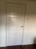 Paneeldeuren klassiek hout ruitjes en vakken, Doe-het-zelf en Verbouw, Ophalen, Gebruikt, 80 tot 100 cm, Binnendeur