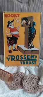 VINTAGE OUD blik RECLAME BORDJE ROOKT VAN ROSSEM's TROOST, Verzamelen, Ophalen of Verzenden, Gebruikt, Overige typen