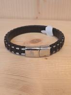 Zippo lederen heren armband, Duitsland, Zwart, Ophalen of Verzenden, Nieuw