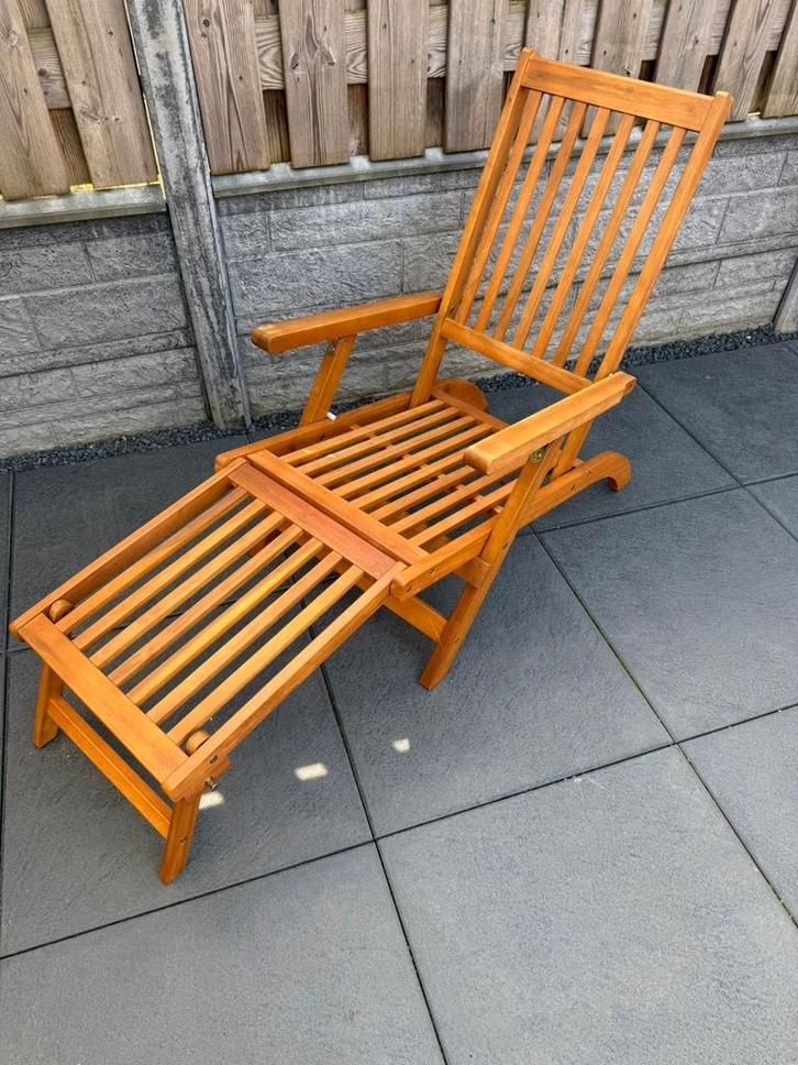 Acaciahouten Ligstoel, Tuin en Terras, Ligbedden, Ophalen