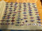 Plusminus 75 oude sigarenbandjes, Verzamelen, Ophalen of Verzenden, Gebruikt, Sigarenbandjes