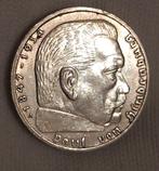 2 Reichsmark 1939A Deerde Reich, Verzenden, Duitsland, Losse munt, Zilver