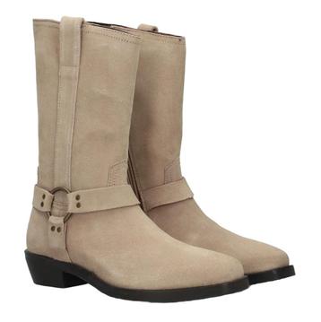JOPPER maat 31 beige suede/leren laars/rits gratis verzenden beschikbaar voor biedingen