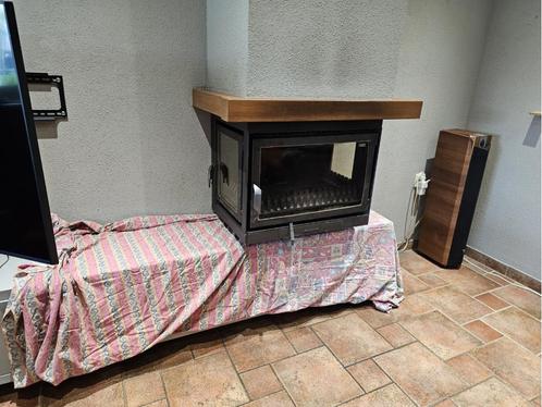 Houtkachel 3-zijdig Flam, Huis en Inrichting, Kachels, Gebruikt, Inbouw, Houtkachel, Hout, Ophalen