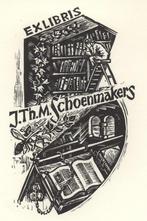 0571 Ex Libris Nederland : Harry Corvers, 1972, Antiek en Kunst, Kunst | Etsen en Gravures, Verzenden