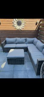 Loungeset, Tuin en Terras, Tuinsets en Loungesets, Ophalen, 5 zitplaatsen, Kunststof, Gebruikt
