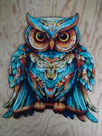 Puzzel hout in de vorm van een uil, tip voor Sint of Kerst, Ophalen, Meer dan 50 stukjes, Zo goed als nieuw, 6 jaar of ouder