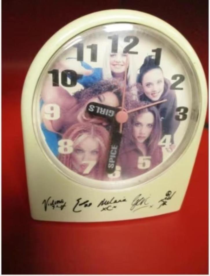 1997 SPICE GIRLS WEKKERTJE met HANDTEKENINGEN, Verzamelen, Muziek, Artiesten en Beroemdheden, Gebruikt, Overige typen, Ophalen of Verzenden