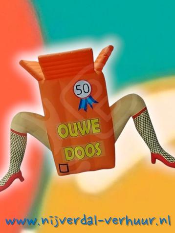 Sarah opblaaspop te huur "Ouwe Doos" beschikbaar voor biedingen