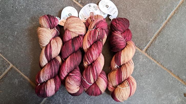 4 strengen wol - Pascuali Symphonie Terra, Hobby en Vrije tijd, Breien en Haken, Zo goed als nieuw, Breien of Haken, Wol of Garen