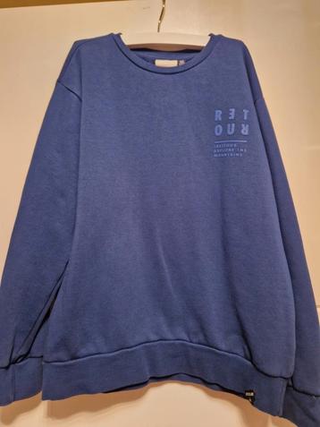 Retour Trui Maat 140/146 blauw  beschikbaar voor biedingen
