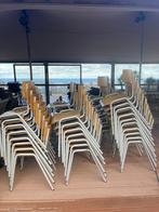 57x stoelen vintage retro stoelen partij schoolstoelen chair, Huis en Inrichting, Stoelen, Vijf, Zes of meer stoelen, Gebruikt