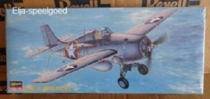 Hasegawa F4F-4 WILDCAT AP24- 51324 1:72 modelbouw vliegtuig, Hobby en Vrije tijd, Modelbouw | Vliegtuigen en Helikopters, Nieuw