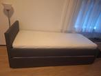 Bed met onderschuifbed, Huis en Inrichting, Ophalen, Tweepersoons, Zo goed als nieuw, 80 cm