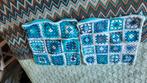 Mooie kussenhoesjes Granny Square, Ophalen of Verzenden, Gebruikt, Blauw, Vierkant
