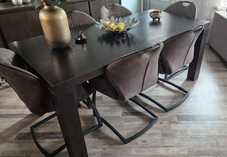 Salontafel & Eettafel - Geldrop, Huis en Inrichting, Tafels | Eettafels, 50 tot 100 cm, 150 tot 200 cm, Rechthoekig, Ophalen