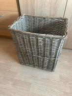 Rieten mand: 50x40x30 cm, Gebruikt, Mand, Ophalen of Verzenden, Riet