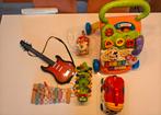6 speelgoedjes met loopwagen met geluiden en muziek., Ophalen, Gebruikt